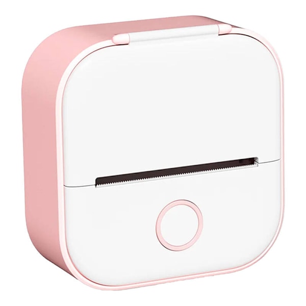 Phomemo T02 bärbar etikettskrivare (rosa)