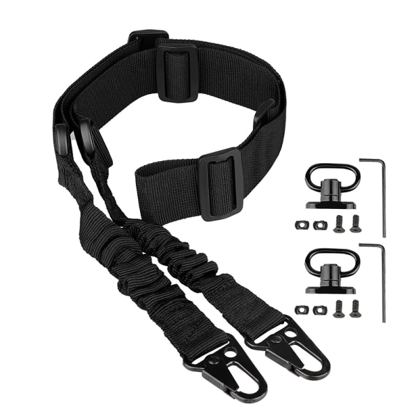 Multifunktionell Tactical Sling Svart