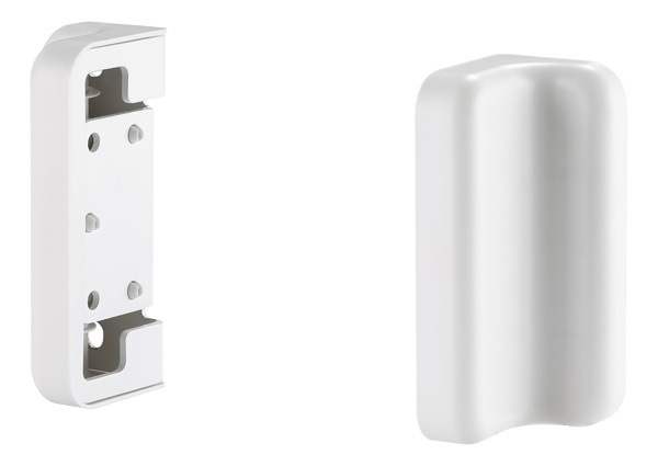 OFFICE wall mounting plate  slatwall panel (DELO0151) white