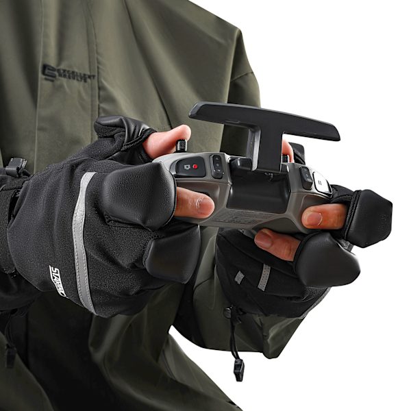 Drone Flying Gloves V2 - Talven lämpimät valokuvaushanskat L