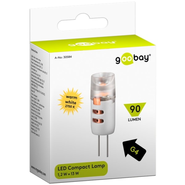 Goobay LED kompaktlampa, 1,1 W