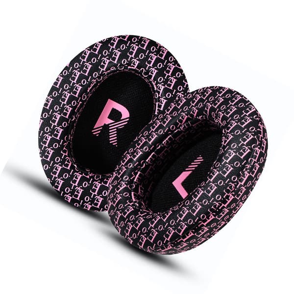 Utbytesöronkuddar för Skullcandy Crusher Wireless, HESH 3, VENUE-hörlurar Black+Pink Black+Pink