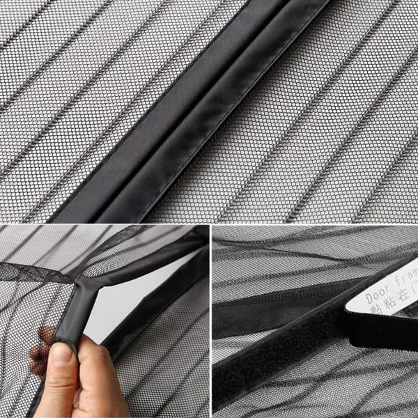 Hyttysverkko ovelle Black M Black M
