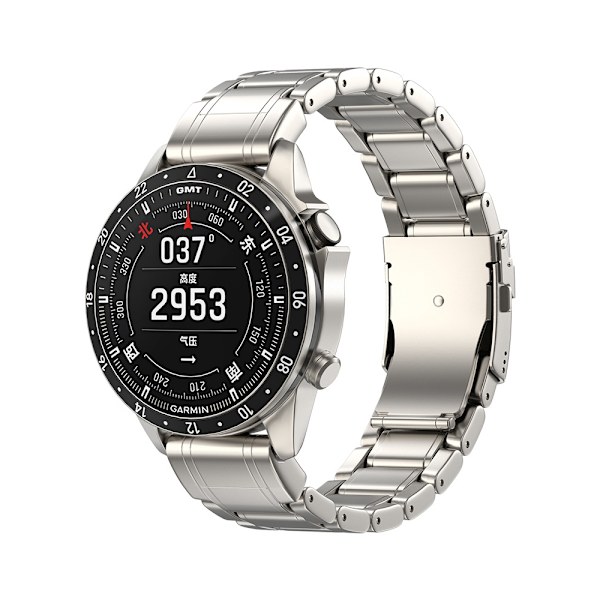 26 mm:n pikakiinnitteinen titaaniranneke turvasoljella Garmin Fenix 8, Fenix 7