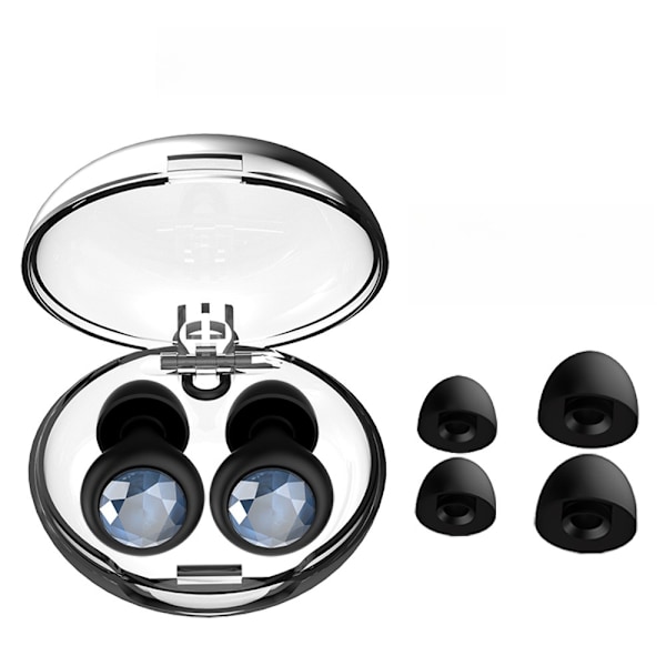 Brusreducerande Öronproppar Black Black
