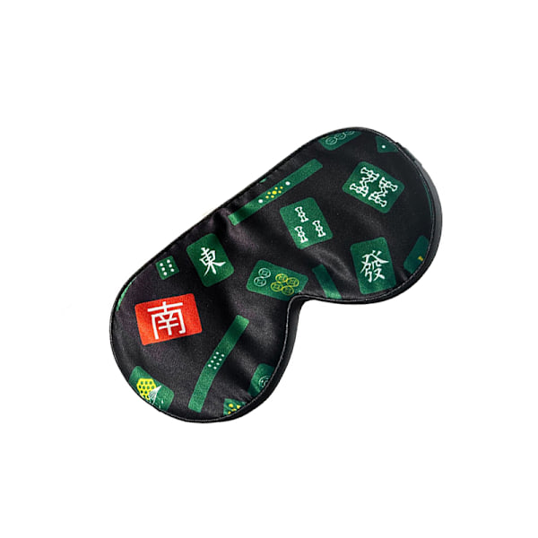 Silk Sleep Mask Musta