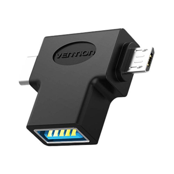 Adapter OTG USB 3.0 till USB-C och Micro USB Vention CDIB0