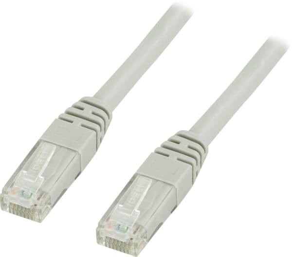 UTP Cat6 -kytkentäkaapeli, LSZH, 15m, harmaa