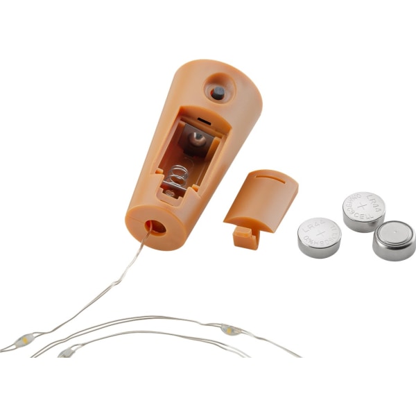 3x ljusslinga till flaskor med 10 LED