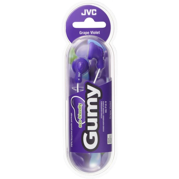 JVC Hörlur F14 Gumy In-Ear Violett