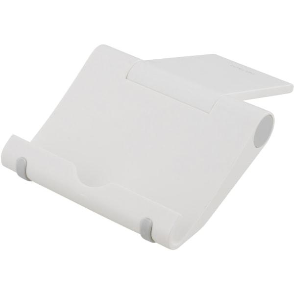 Foldable pad stand, white plastic