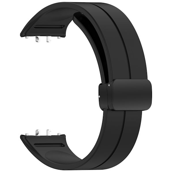 Silikone urrem med magnetisk lukning til Samsung Galaxy Fit 3 (SM-R390) Sort