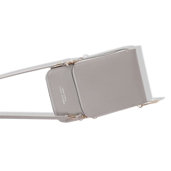 Multifunktionell telefonväska i PU-läder Grey Grey
