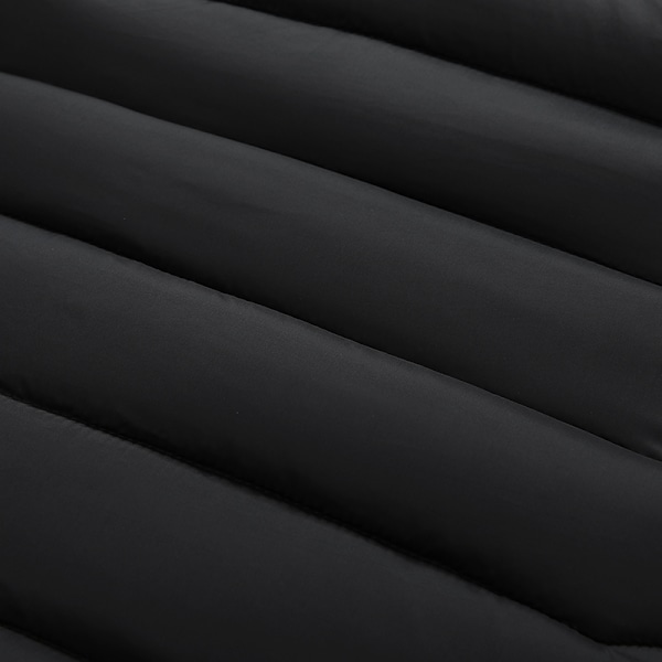 Opvarmet jakke med dobbelt kontrol og 9 varmezoner - sort 4XL