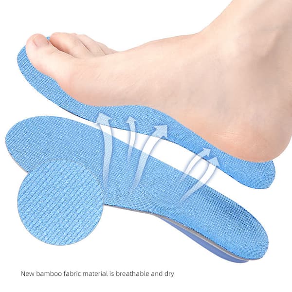 Arch Support-indlægssåler til flade fødder, ortotiske skoindlæg til mænd og kvinder M M