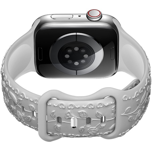 Silikonarmband för Apple Watch Grå 22 mm