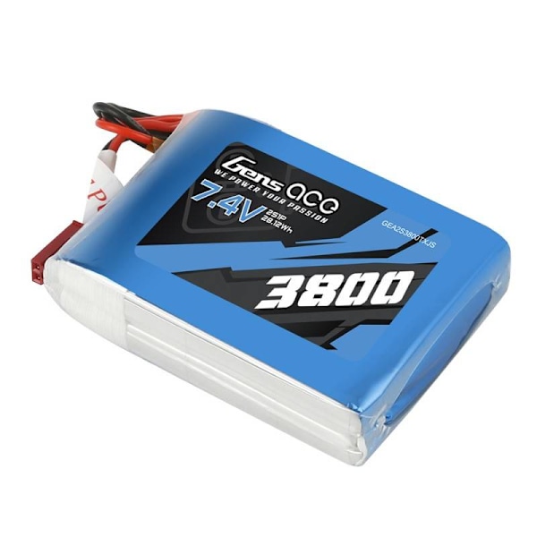 Batteri Gens Ace 3800mAh 7,4V 1C 2S1P till Taranis Q X7