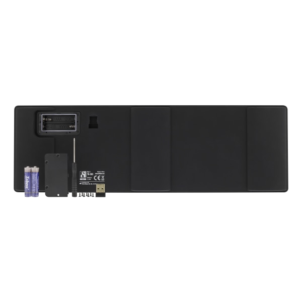 Wireless Keyboard w/ touchpad, silicone, IP65, 2,4 GHz,black