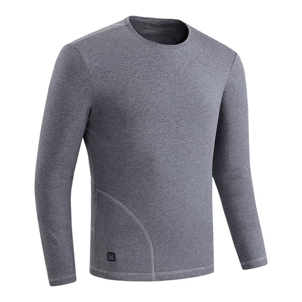 Uppvärmda Underkläder Herr - Elektriska Värmeunderställ Set Grey L Grey L