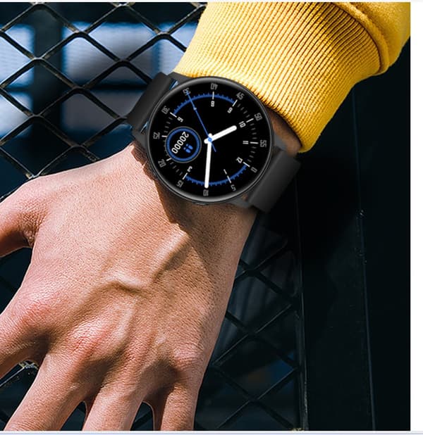 Elegant MX1 Smartwatch: Bluetooth-opkald og fitnesstracking Black Black