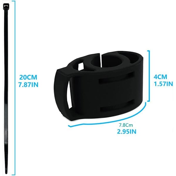 Polkupyörän kellon pidike Garmin Forerunner Bicycle Mount Kit Musta