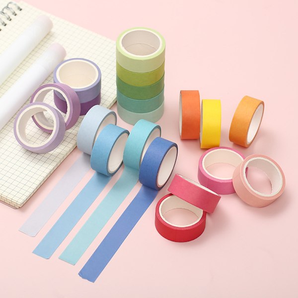 28 värikkään washiteippiä askarteluun ja bullet journaliin