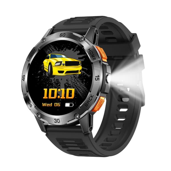 Multifunktionell Smartwatch med Hälsoövervakning och Bluetooth-samtal, kompatibel med Android & iOS Black Black