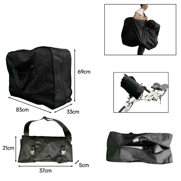 Cykeldæksel til 28-29 tommer hjul - 600D & 210D polyester