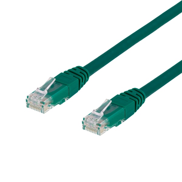 U/UTP Cat6 patch cable 0.75m, green