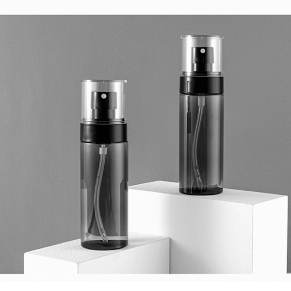 3-delad PETG förtjockad rund sprayflaska set - 30 ml, 60 ml, 100 ml