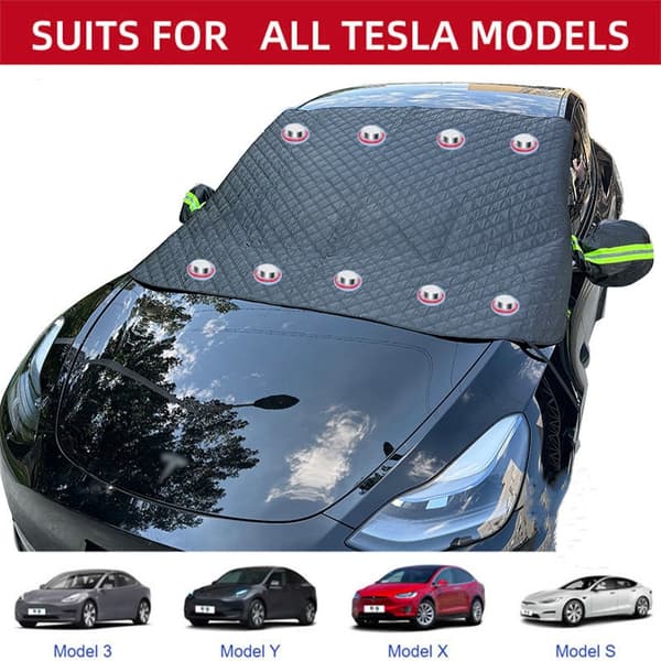Snöskydd för Tesla Model 3/Y/X/S Black Black