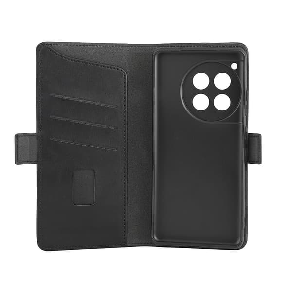 Mobilfodral 3 Kortfack Svart - OnePlus 12R