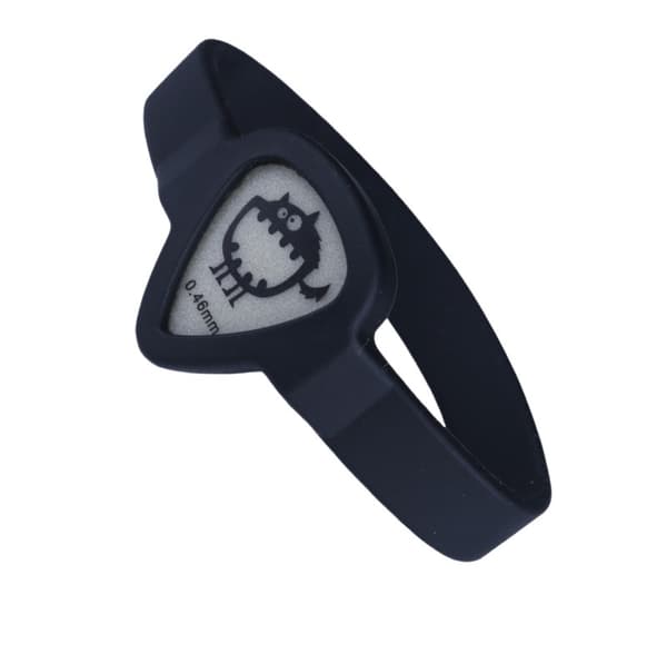 Plektrumhållare för gitarr, armbandsplektrumhållare för gitarrister Black Black
