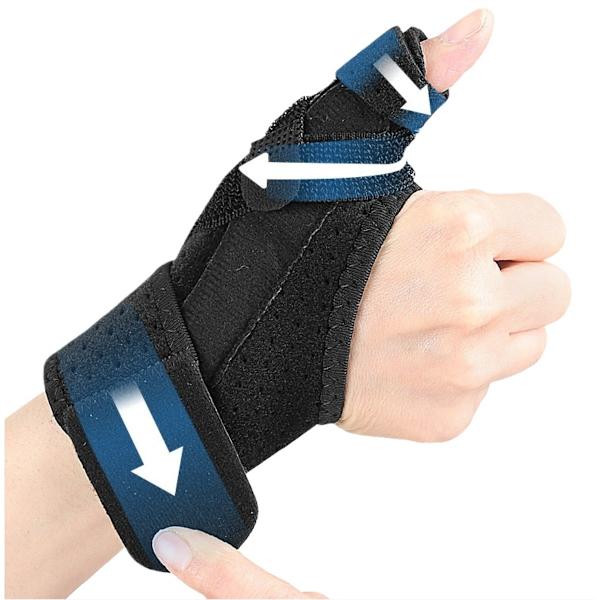 Tumbhandledsstöd, Justerbar tumstabilisator för smärtlindring, Vänster & Höger Hand - 2-pack