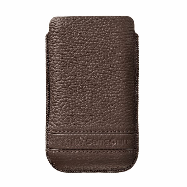 Mobile Bag Classic Leather Large Brown