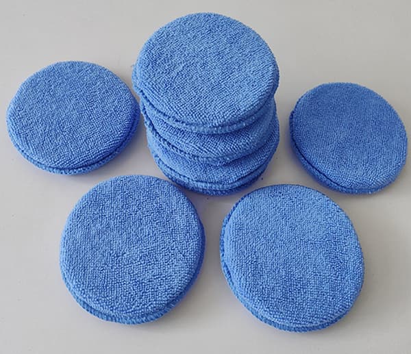 10-Pak mikrofiber bilvokssvampe Blue Blue