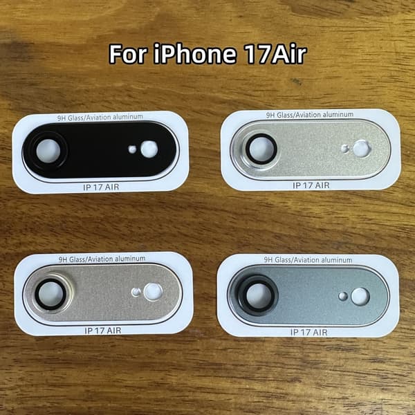 Matt Metall Pansar Integrerat Explosionssäkert Linsskydd Kompatibelt med iPhone 17 Pro