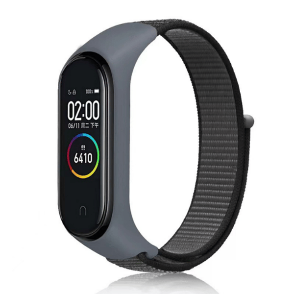 Nylon urrem til Xiaomi Band 8/9 Grey Grey