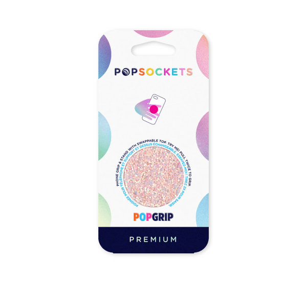POPSOCKETS Sparkle Rose  Aftageligt Greb m. Standerfunktion Premium