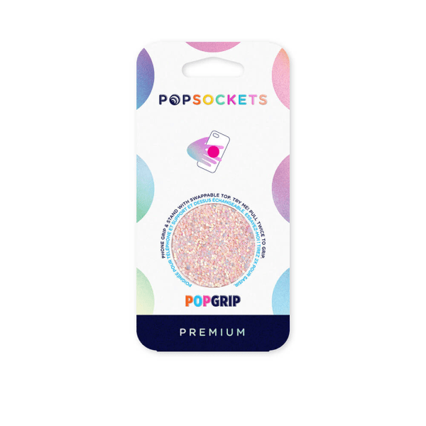 POPSOCKETS Sparkle Rose Avtagbart Grip med Ställfunktion Premium