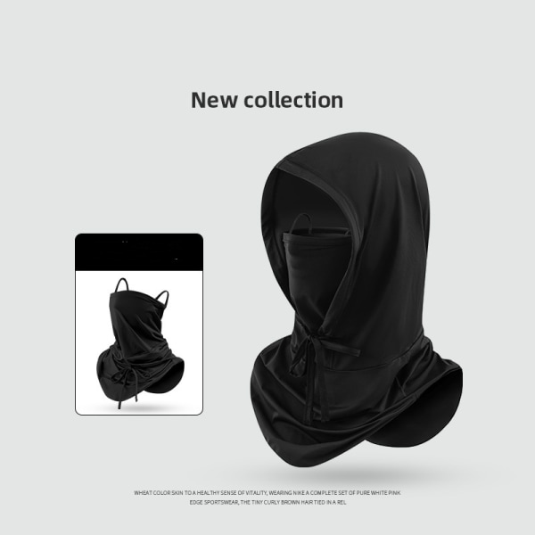 Ny sommer 3-i-1 solcreme ansigtsmaske Sort