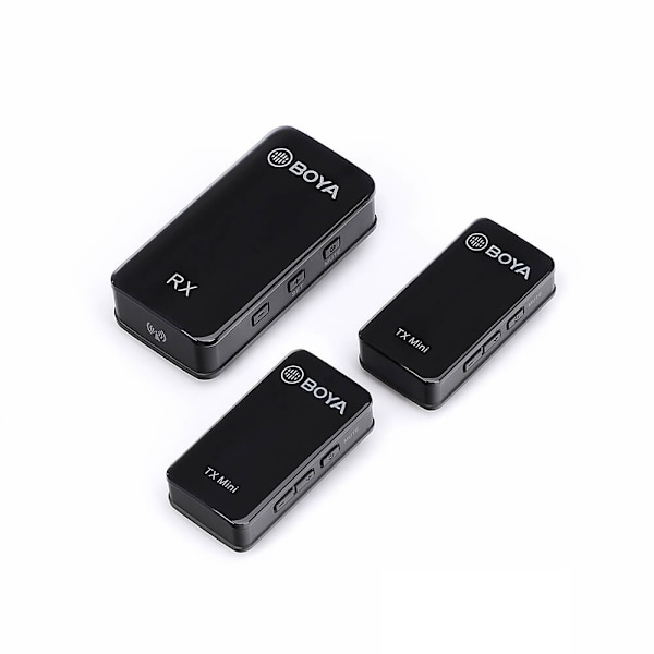 Trådlös mikrofon x2 BY-XM6-S2 Mini 3,5mm