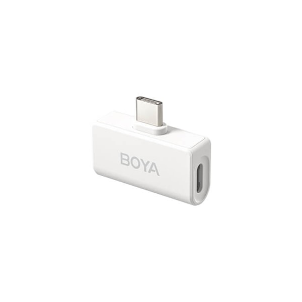 Trådlös 2,4 GHz Mikrofon x2 Omic-U USB-C Vit