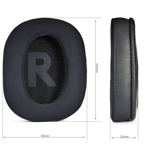Öronkuddar för Logitech G Pro/G Pro X Svart