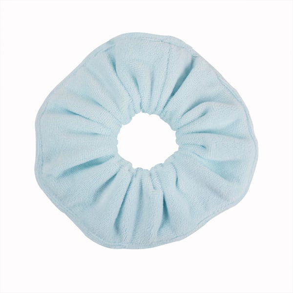 Bløde Microfiber Hårelastikker - 4 Pak Blandede Farver Lyserød