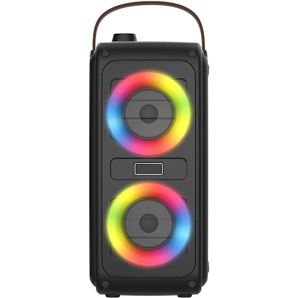 Högtalare Bluetooth 2x5W LED-ljus Portabel BTV-230