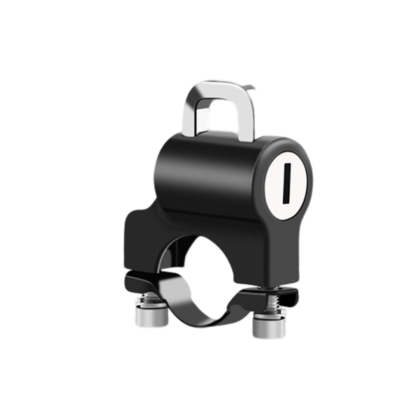 Ohjaustangon kypärän lukko Black Black