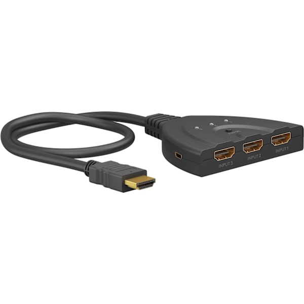 Manuel HDMI™ switch box 3 til 1