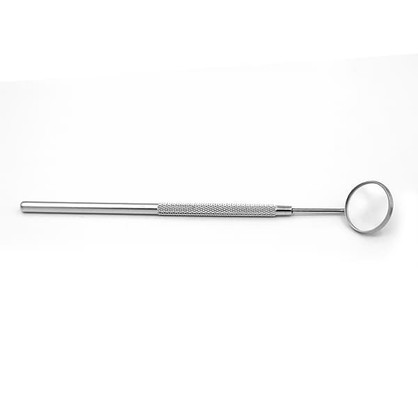 Hammaspeili pitkällä 16 cm:n kahvalla, hopea, 2,2 cm:n peilipinta