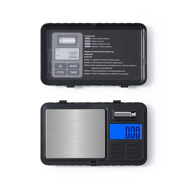 Multifunktionell Smyckesvåg Batteriutgåva 1kg/0.1g